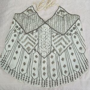 HAUTE HIPPIE, Black and White Embellished Top.